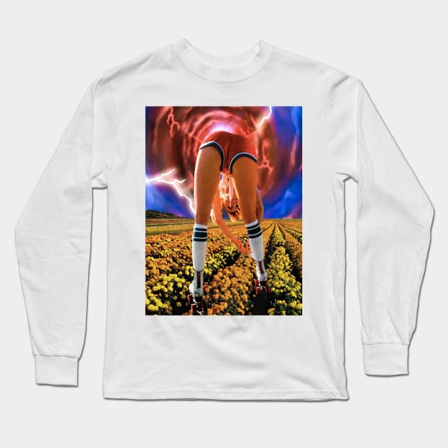 Roller Garden Long Sleeve T-Shirt by stellarcollages